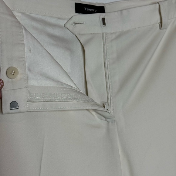 Theory Cream Tailored Trousers women’s pants  size 8 - Picture 8 of 9